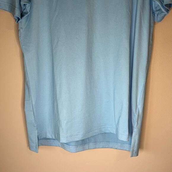 Men’s Dunning Golf Polo Light Blue Short Sleeve Size Medium - Picture 11 of 16